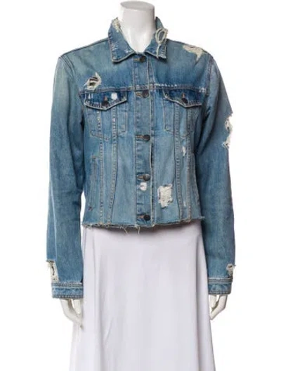Pre-owned Veronica Beard Denim Jacket In Blue