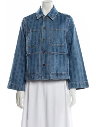 Pre-owned Veronica Beard Denim Jacket In Blue