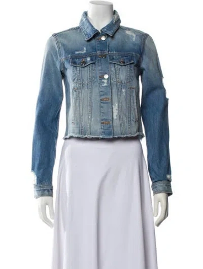 Pre-owned Veronica Beard Denim Jacket In Blue