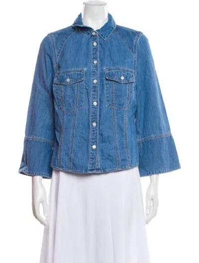 Pre-owned Veronica Beard Denim Jacket In Blue