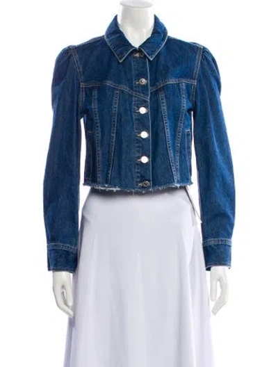 Pre-owned Veronica Beard Denim Jacket In Blue