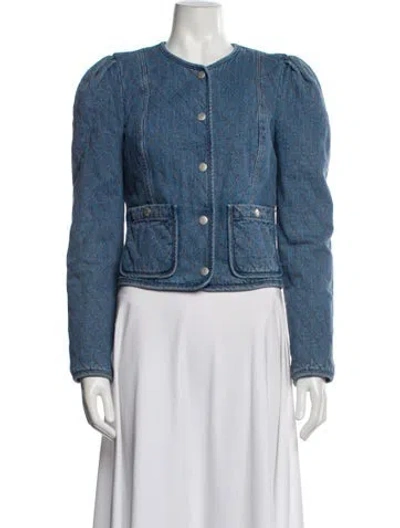 Pre-owned Veronica Beard Denim Jacket In Blue