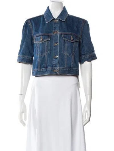 Pre-owned Veronica Beard Denim Jacket In Blue