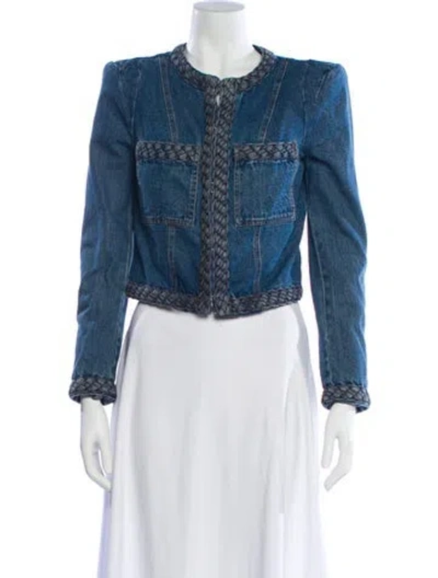 Pre-owned Veronica Beard Denim Jacket In Blue