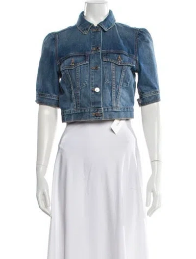 Pre-owned Veronica Beard Denim Jacket In Blue