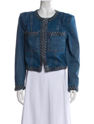 Pre-owned Veronica Beard Denim Jacket In Blue