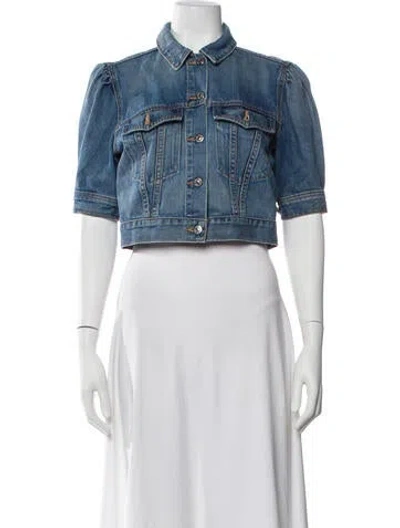 Pre-owned Veronica Beard Denim Jacket In Blue