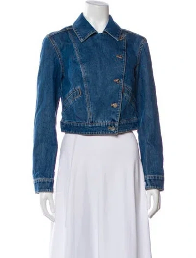 Pre-owned Veronica Beard Denim Jacket In Blue