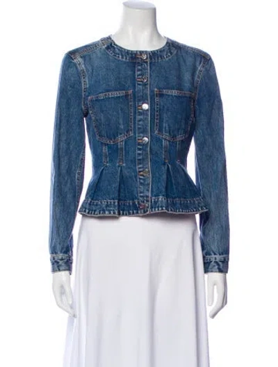 Pre-owned Veronica Beard Denim Jacket In Blue