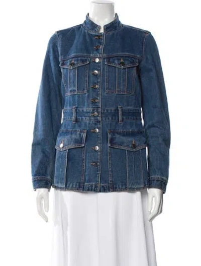 Pre-owned Veronica Beard Denim Jacket In Blue