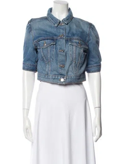 Pre-owned Veronica Beard Denim Jacket In Blue