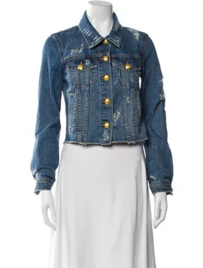 Pre-owned Veronica Beard Denim Jacket In Blue