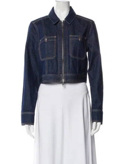 Pre-owned Veronica Beard Denim Jacket In Blue