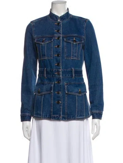 Pre-owned Veronica Beard Denim Jacket In Blue
