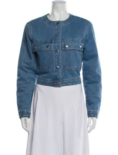 Pre-owned Veronica Beard Denim Jacket In Blue