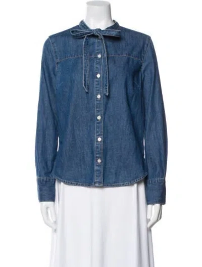 Pre-owned Veronica Beard Denim Jacket In Blue