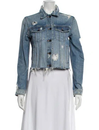 Pre-owned Veronica Beard Denim Jacket In Blue