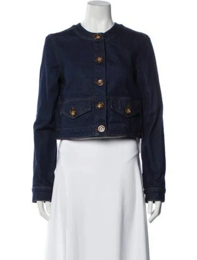 Pre-owned Veronica Beard Denim Jacket In Blue