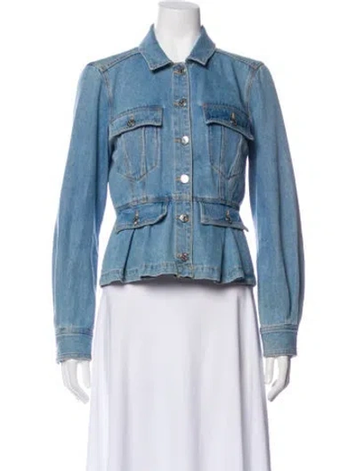 Pre-owned Veronica Beard Denim Jacket In Blue