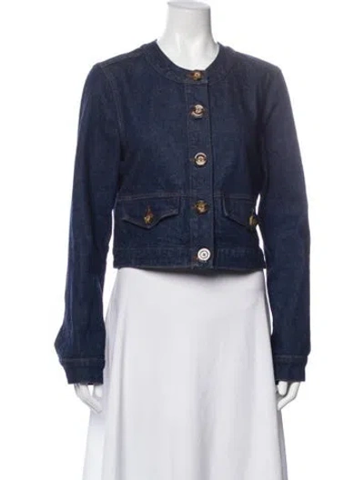 Pre-owned Veronica Beard Denim Jacket In Blue