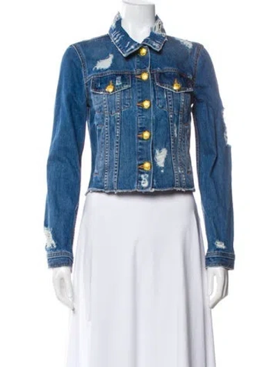 Pre-owned Veronica Beard Denim Jacket In Blue