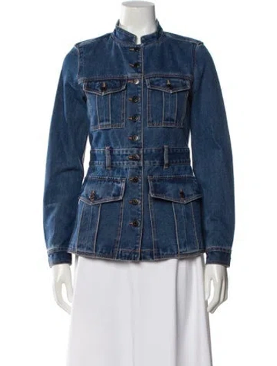 Pre-owned Veronica Beard Denim Jacket In Blue