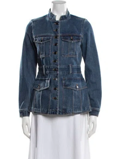 Pre-owned Veronica Beard Denim Jacket In Blue
