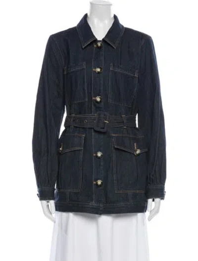 Pre-owned Veronica Beard Denim Jacket In Blue