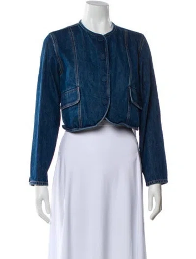 Pre-owned Veronica Beard Denim Jacket In Blue