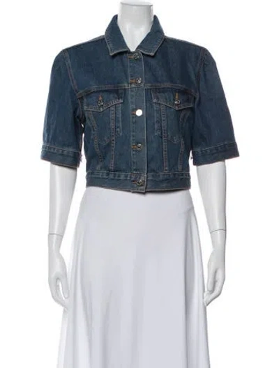 Pre-owned Veronica Beard Denim Jacket In Blue