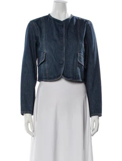 Pre-owned Veronica Beard Denim Jacket In Blue