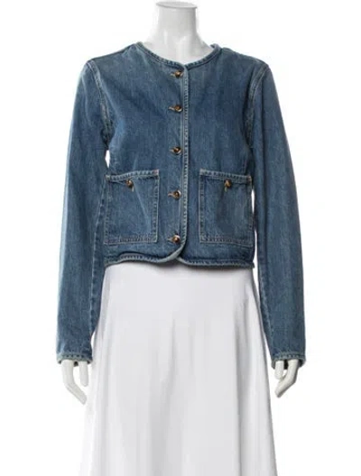 Pre-owned Veronica Beard Denim Jacket In Blue