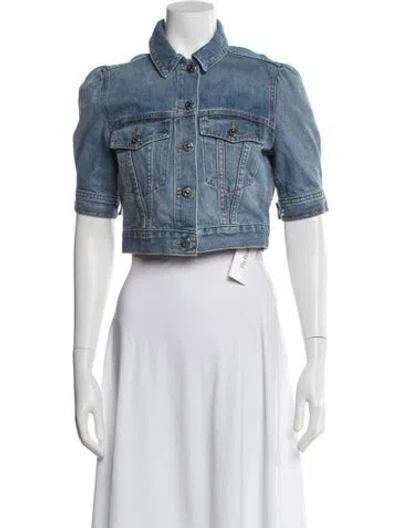 Pre-owned Veronica Beard Denim Jacket In Blue