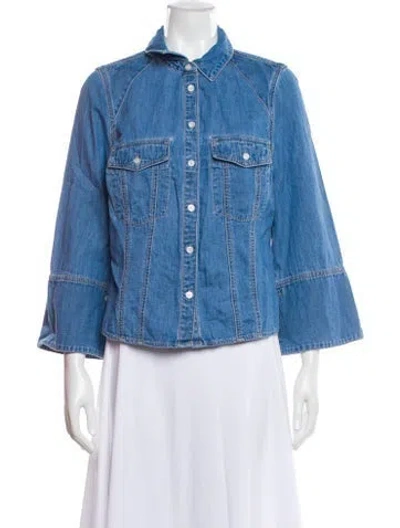 Pre-owned Veronica Beard Denim Jacket In Blue