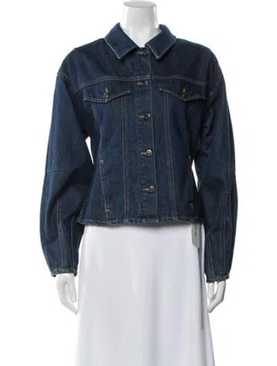 Pre-owned Veronica Beard Denim Jacket In Blue