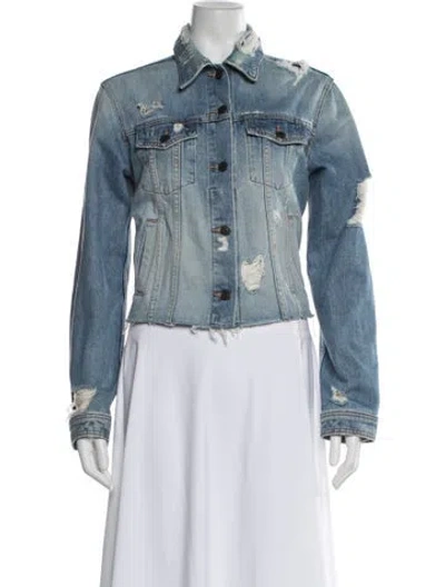 Pre-owned Veronica Beard Denim Jacket In Blue