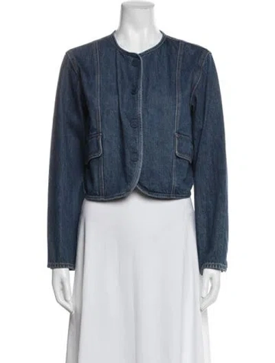 Pre-owned Veronica Beard Denim Jacket In Blue