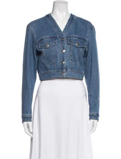 Pre-owned Veronica Beard Denim Jacket In Blue
