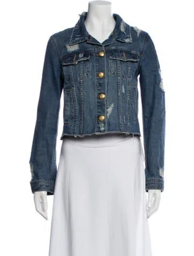 Pre-owned Veronica Beard Denim Jacket In Blue