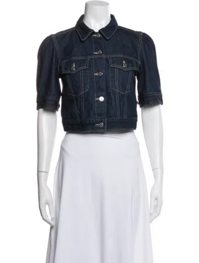 Pre-owned Veronica Beard Denim Jacket In Blue