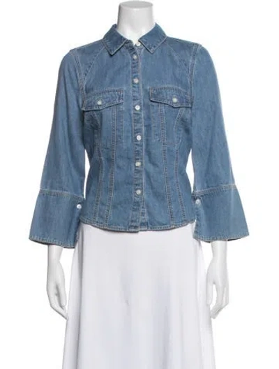 Pre-owned Veronica Beard Denim Jacket In Blue