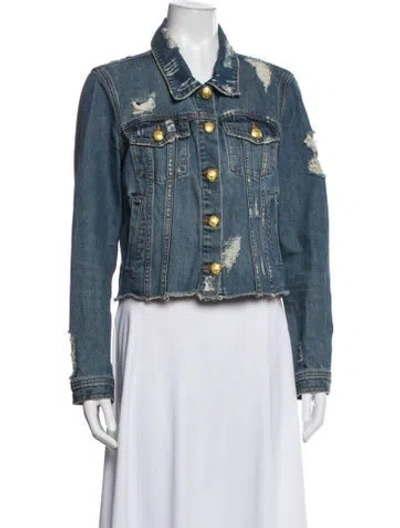 Pre-owned Veronica Beard Denim Jacket In Blue