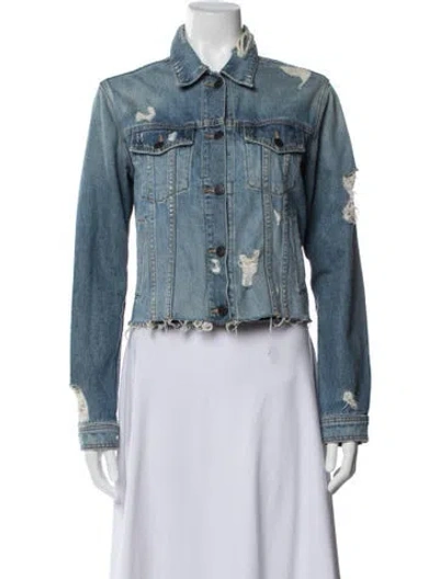 Pre-owned Veronica Beard Denim Jacket In Blue
