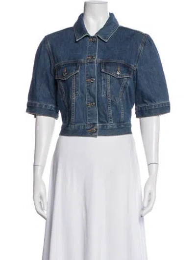 Pre-owned Veronica Beard Denim Jacket In Blue