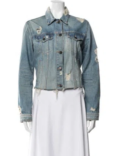 Pre-owned Veronica Beard Denim Jacket In Blue