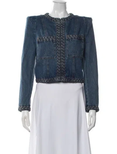 Pre-owned Veronica Beard Denim Jacket In Blue