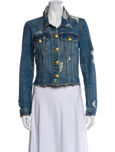 Pre-owned Veronica Beard Denim Jacket In Blue