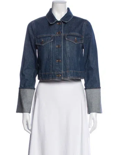 Pre-owned Veronica Beard Denim Jacket In Blue