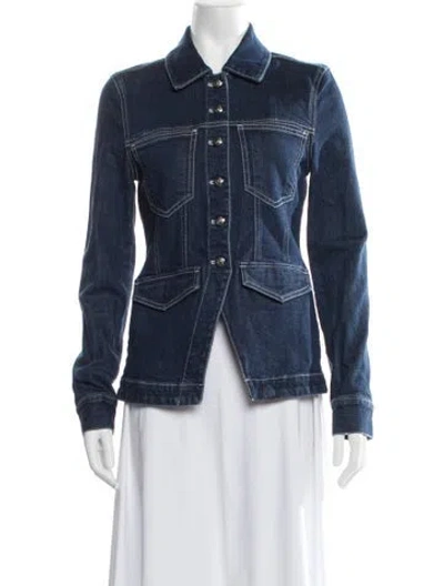 Pre-owned Veronica Beard Denim Jacket In Blue