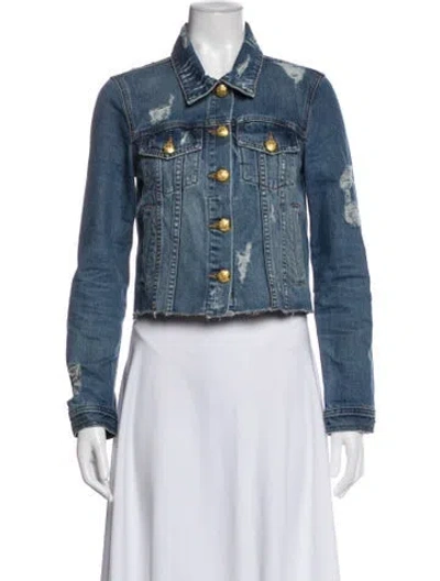 Pre-owned Veronica Beard Denim Jacket In Blue